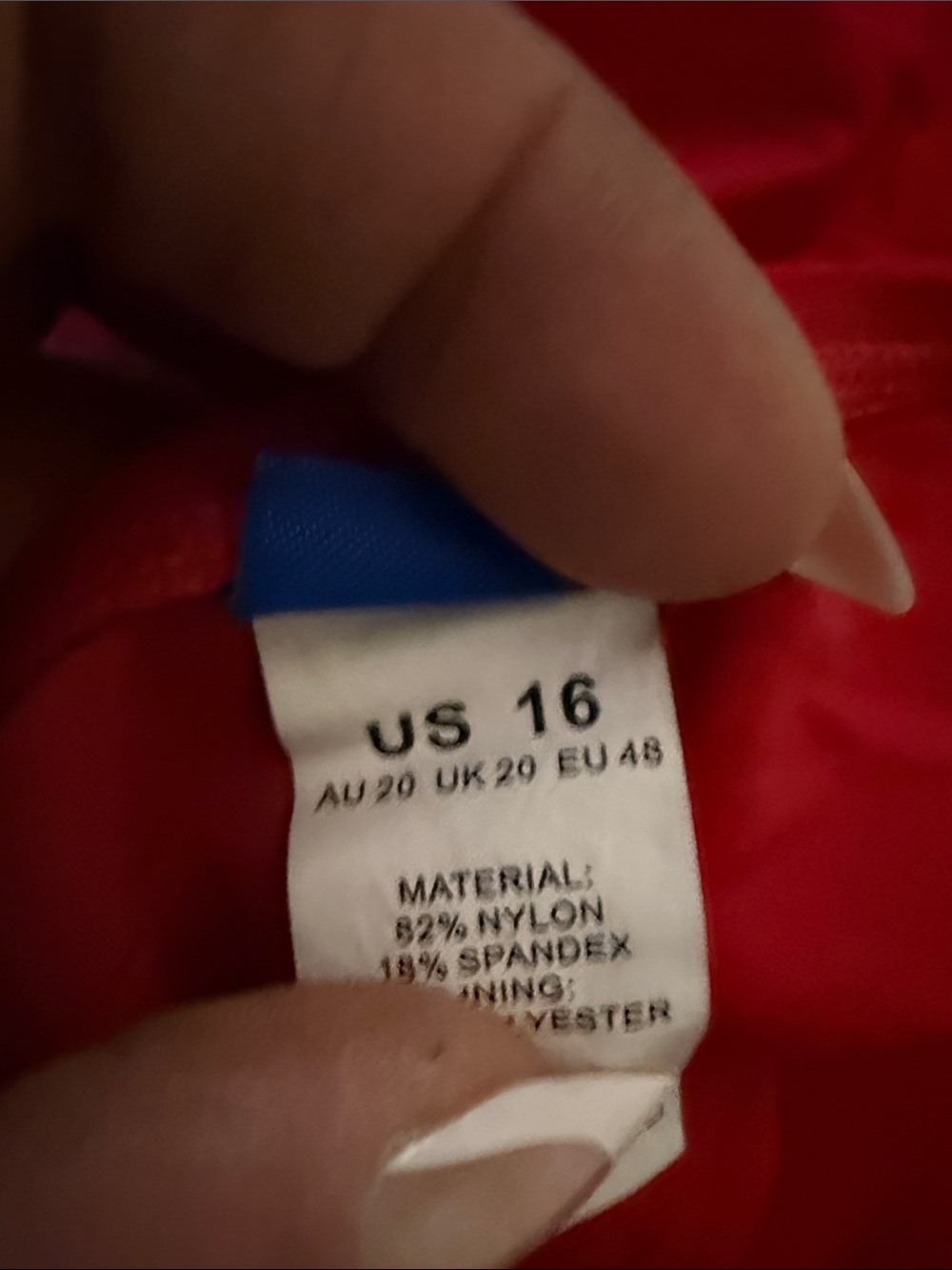 Red Ruched One-Piece Swimsuit - Picture 4 of 4